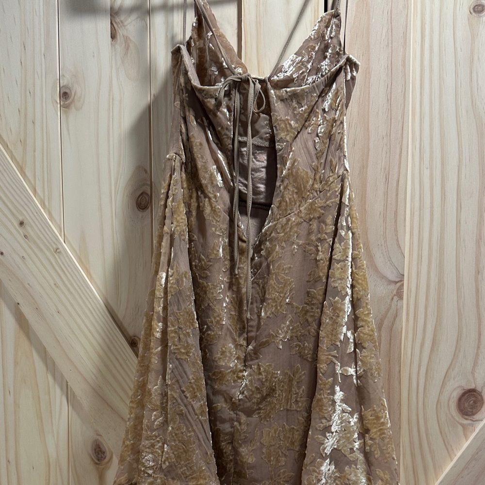 Le Lis Floral Velvet Mini Dress - Picture 5 of 5